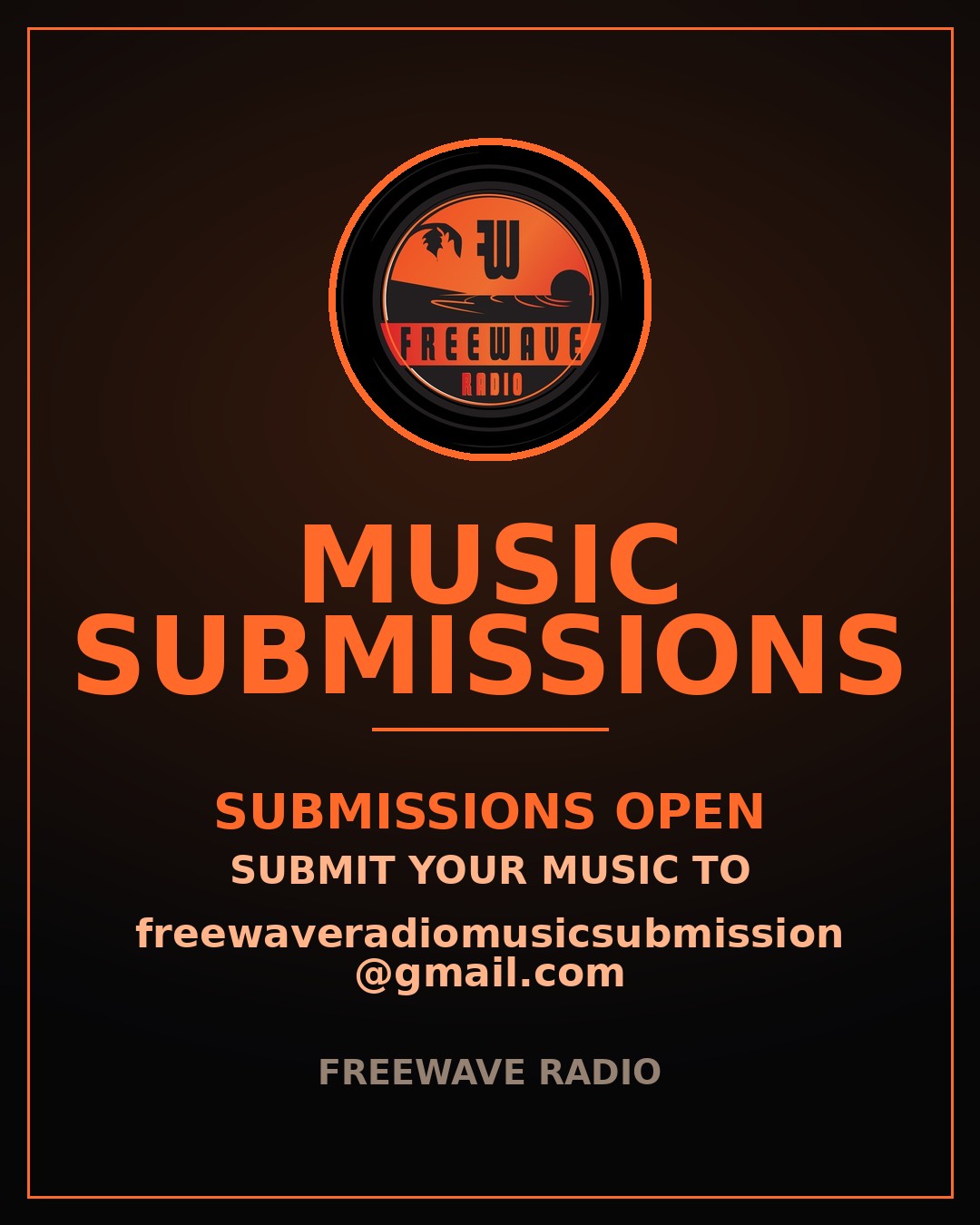 Music submissions open — FreeWave Radio